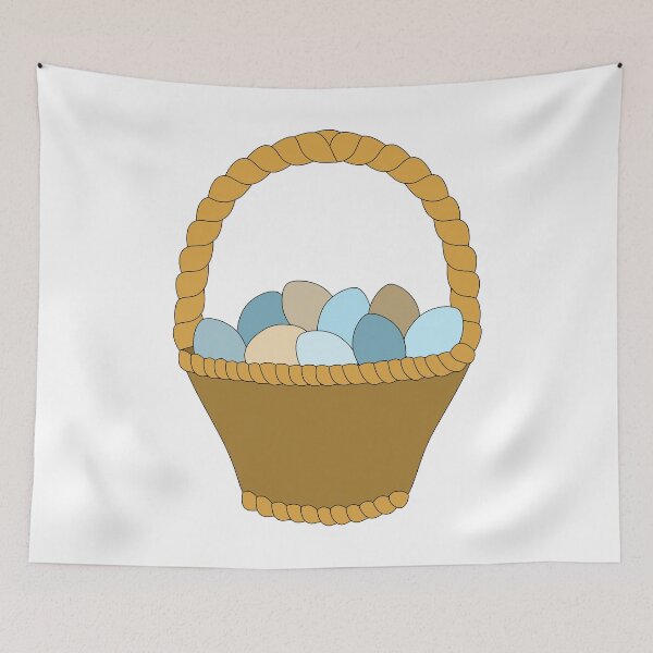 Item preview, Easter basket with eggs designed and sold by EngineerGoC.
