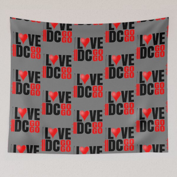 Item preview, I Love D.C. Go Go Washington DC Music Scene designed and sold by CharJens.