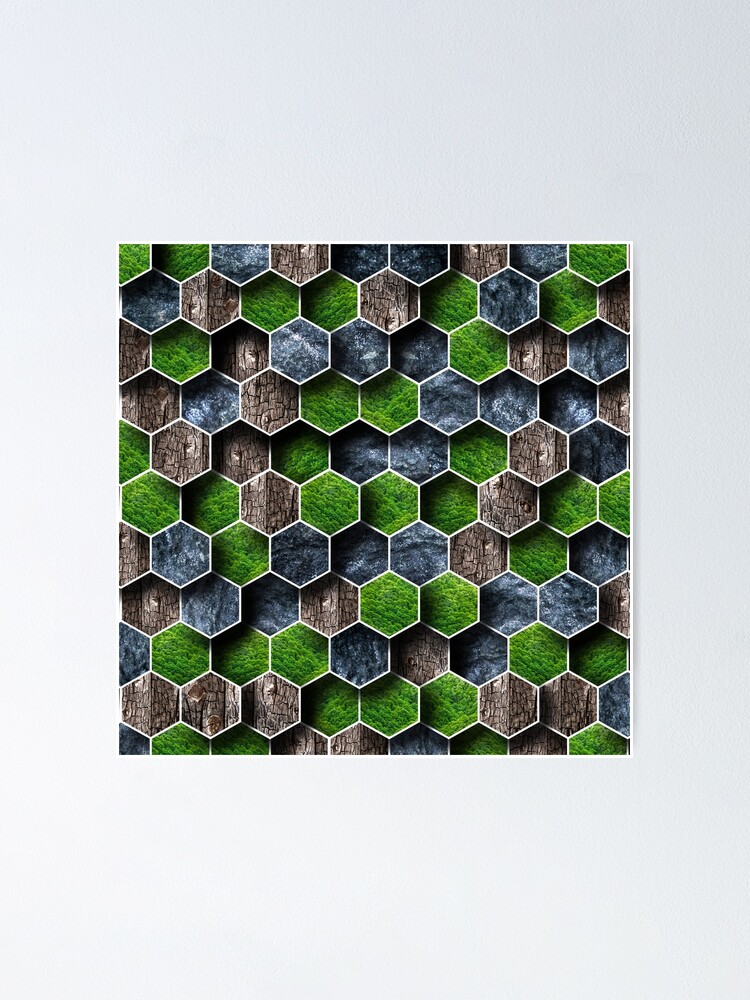 Hexagon Canvas Frame - 16 Inch