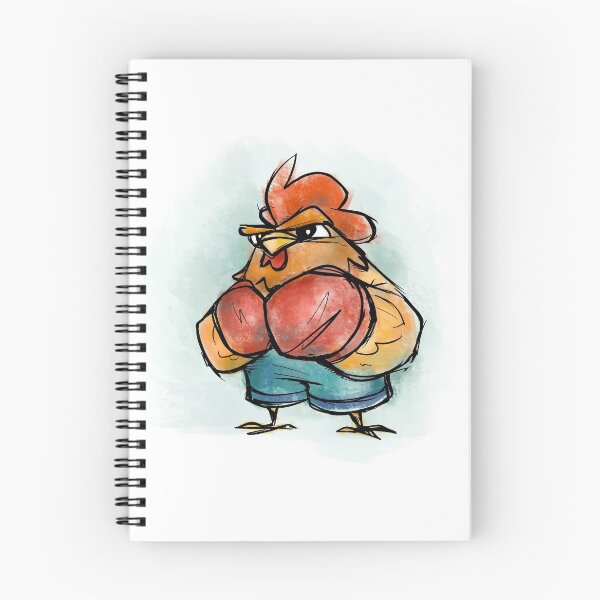 Item preview, Boxing Rooster Illustration designed and sold by AmberCheever.