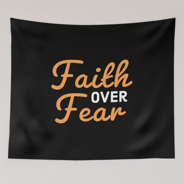 Item preview, Faith Over Fear - Leukemia Awareness - Orange Ribbon designed and sold by AnyKitty.