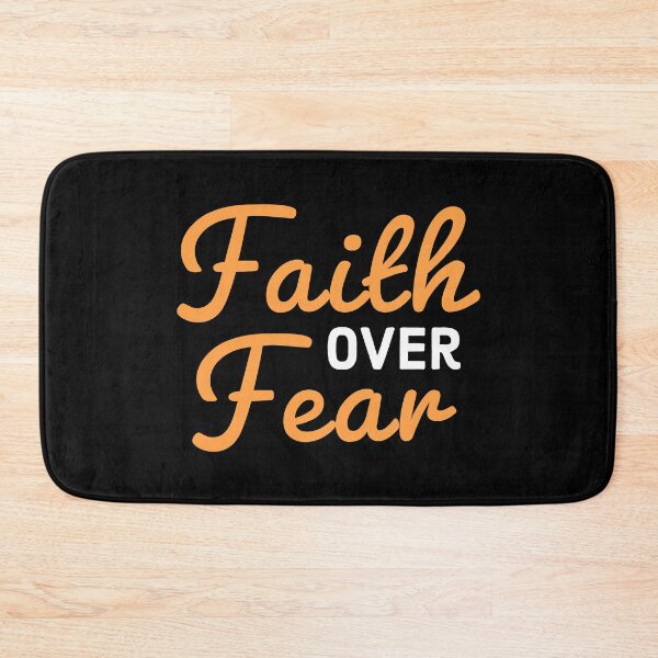 Item preview, Faith Over Fear - Leukemia Awareness - Orange Ribbon designed and sold by AnyKitty.