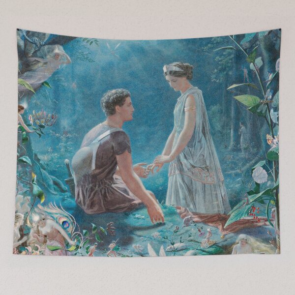 Item preview, Hermia and Lysander. A Midsummer Night's Dream - John Simmons designed and sold by brushandframes.