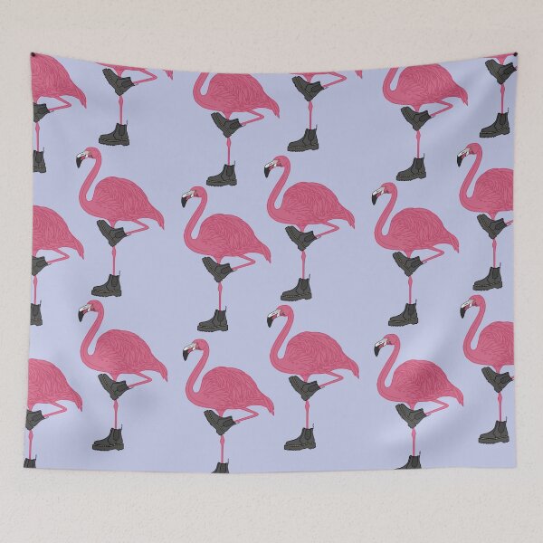 Item preview, Flamingo in Doc Martins designed and sold by Mitchell Sisters.
