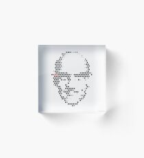 Foucault in Dots Acrylic Block