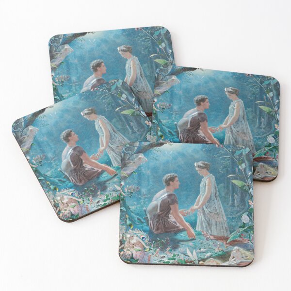Item preview, Hermia and Lysander. A Midsummer Night's Dream - John Simmons designed and sold by brushandframes.