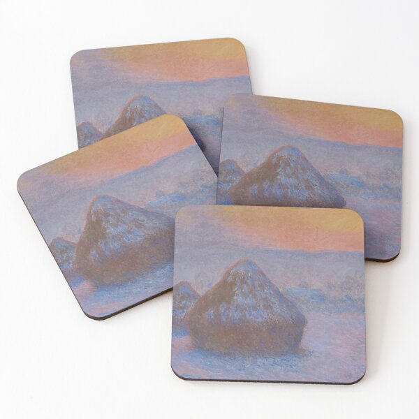 Item preview, Stacks of wheat, Monet. Impressionism art designed and sold by Titi-Titi.