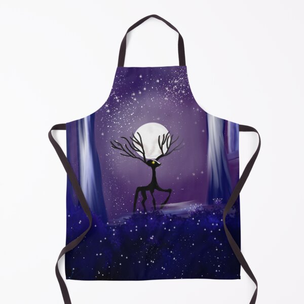 Item preview, Magical purple forest with moon and deer designed and sold by SusanneWinters.