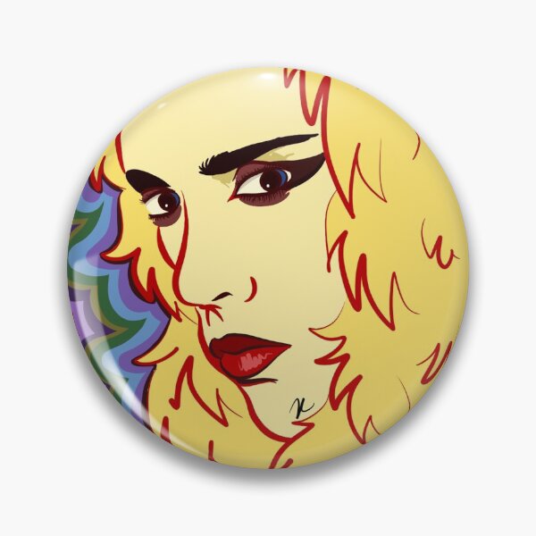 Item preview, Pete Burns x Louis Wain Mashup designed and sold by neon-memories.