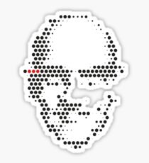 Foucault in Dots Sticker