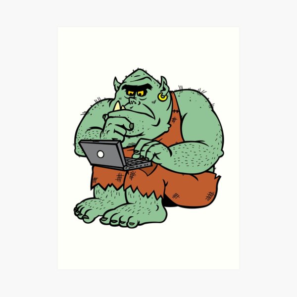 Internet Troll Art Prints Redbubble - roblox boy outfits troll and toad