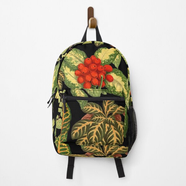 Item preview, Urban jungle house plants botanical night pattern cottagecore aesthetic designed and sold by PG Illustration.