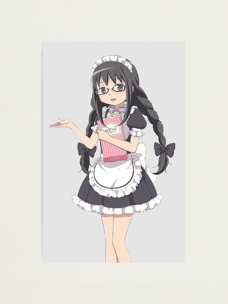 Puella Magi Madoka Magica Homura Akemi Half Body (Maid Cafe Outfit) #1