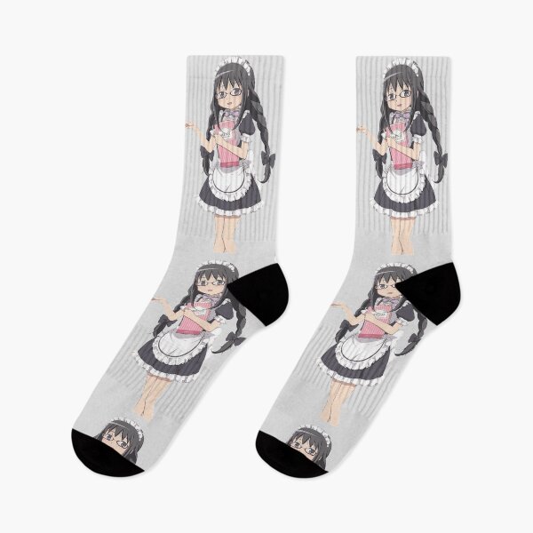 Item preview, Puella Magi Madoka Magica Homura Akemi Half Body (Maid Cafe Outfit) #1 designed and sold by thePeachPit.