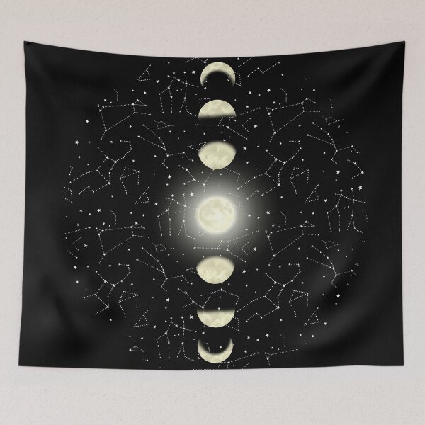 Item preview, Moons and stars designed and sold by RelentlessArt.