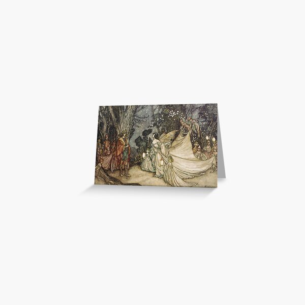 Item preview, Das Treffen von Oberon und Titania Ein Sommernachtstraum Arthur Rackham designed and sold by RedCapeTales.