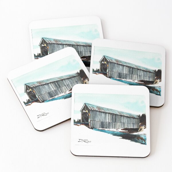 Item preview,  Covered Bridge - Benton's Eel River  #3 designed and sold by Dureall Ramsdell.