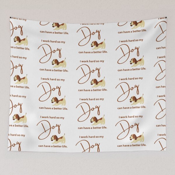 Item preview, Work Hard for Dog designed and sold by bloominolive.