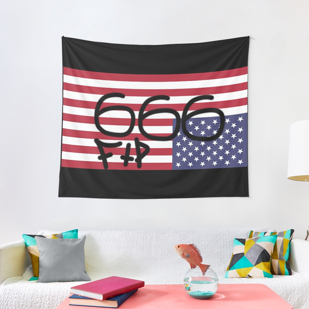 Discover 666, FTP American Flag Tapestry