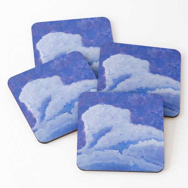 Item preview, Blue fluffy clouds designed and sold by saudiapaints.