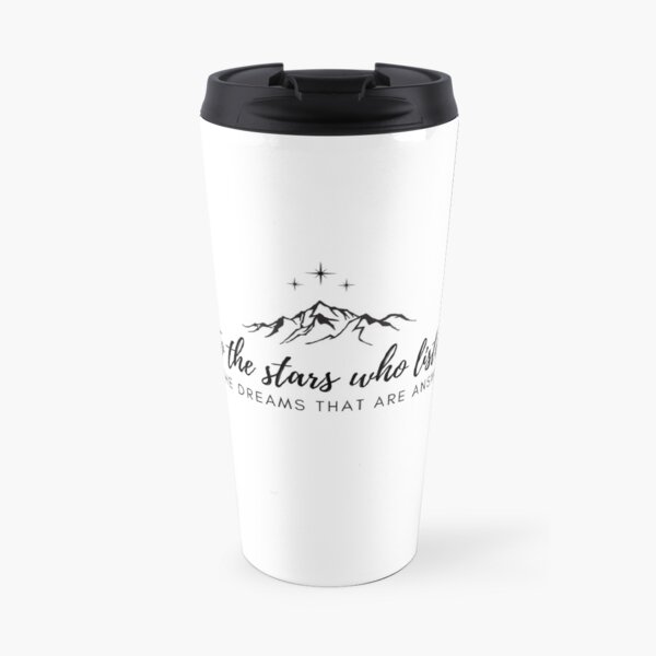 Zu den Stars, die minimalistischen Druck hören Kaffee-Thermobecher