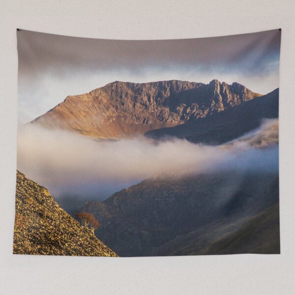 Item preview, Crib Goch through the clouds designed and sold by LluniauDafyddEm.