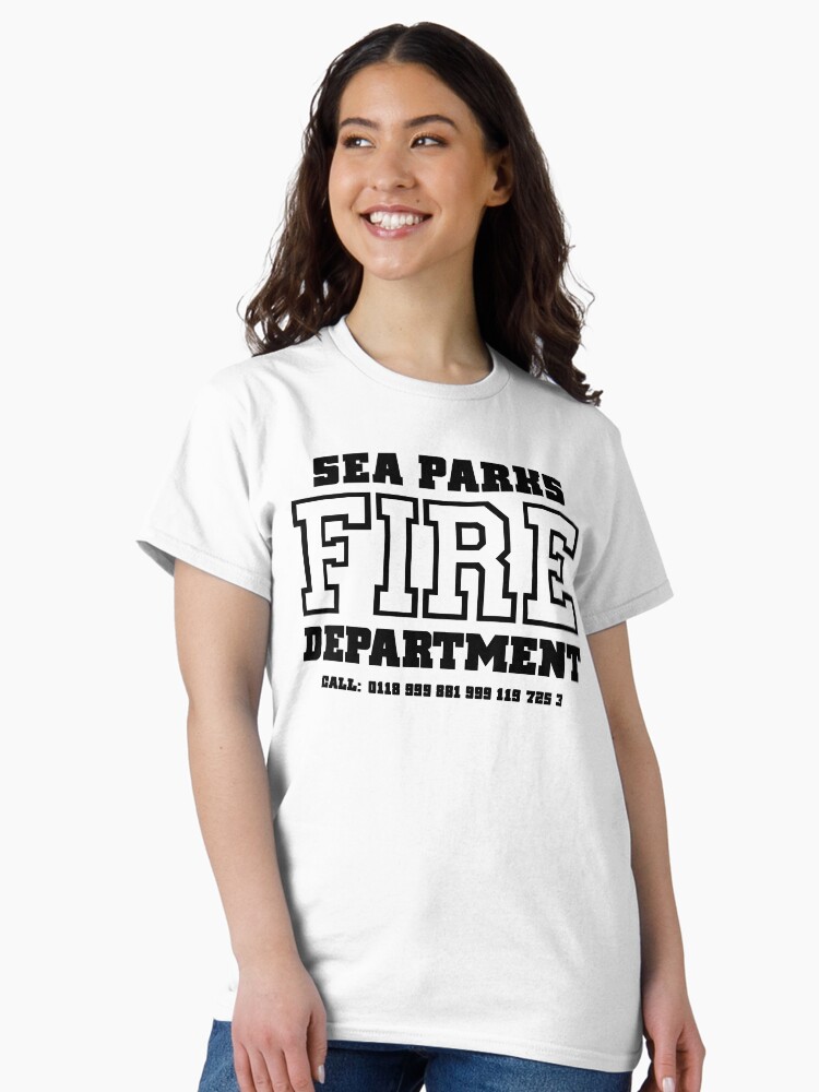 Thumbnail 2 of 7, Classic T-Shirt, Sea Parks Fire Department designed and sold by Ruddyposting-.