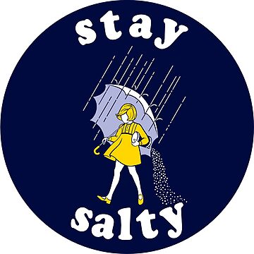 On sale Vintage set 4 Morton's salt girl -when it rain