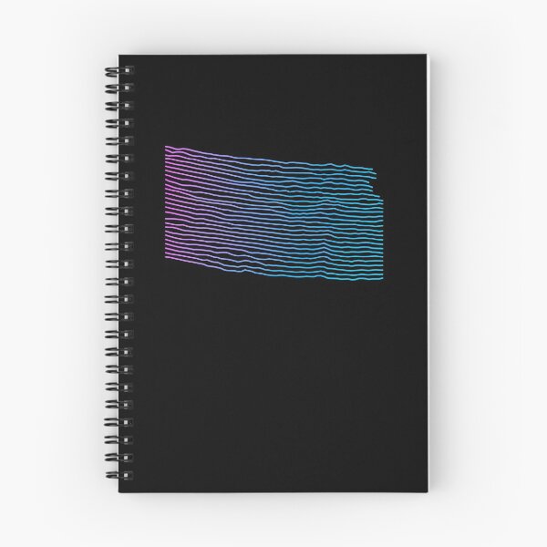 Item preview, Retro Kansas Topographic Elevation Map Synthwave designed and sold by cstats.