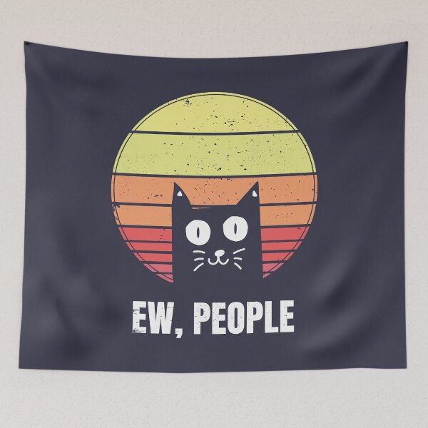 Item preview, EW, People cute cat designed and sold by faudeltn.