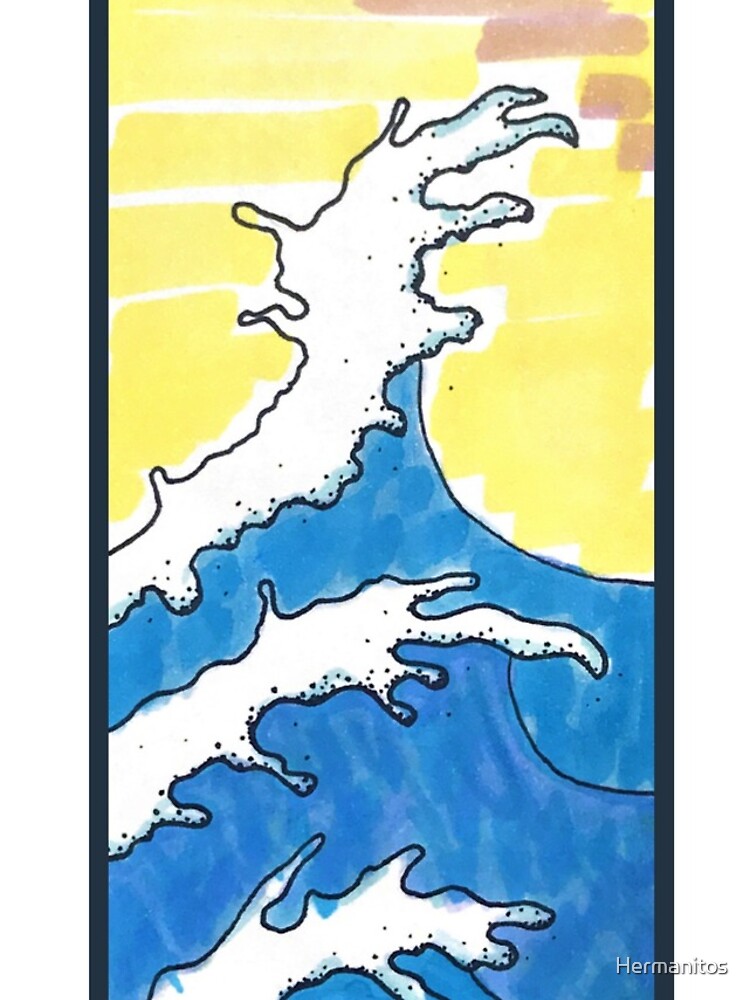 Thumbnail 4 of 4, iPhone Case, Sunset Wave designed and sold by Hermanitos.