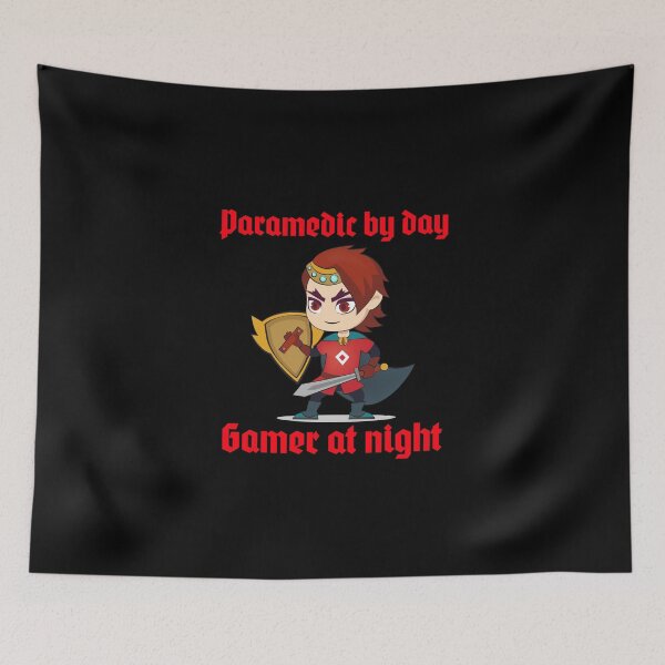 Item preview, Paramedic by day gamer by night designed and sold by JustSaiyan1.