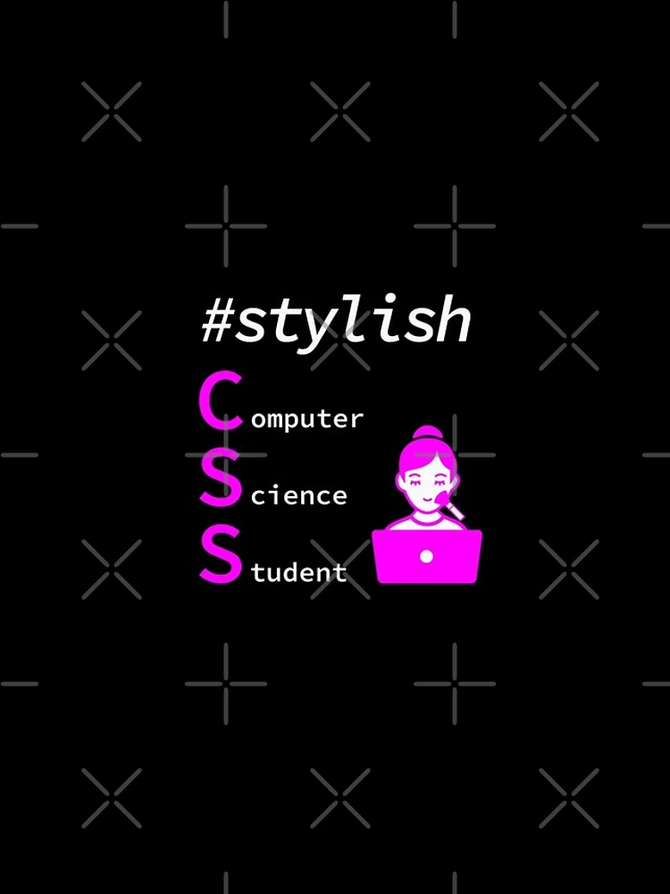 Thumbnail 4 of 4, Samsung Galaxy Phone Case, Stylish Girl Computer Science Student, Programmer, Software Engineer, Programming Humor, HTML designed and sold by Max-Wear.