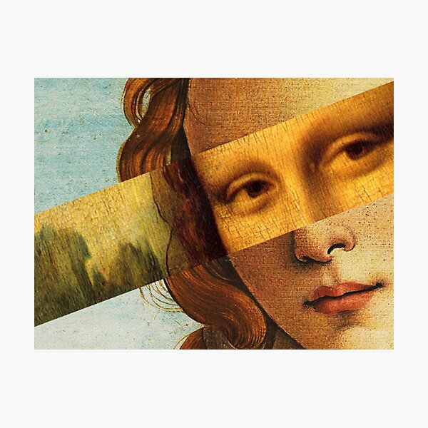 Botticelli's Venus and Mona Lisa Photographic Print