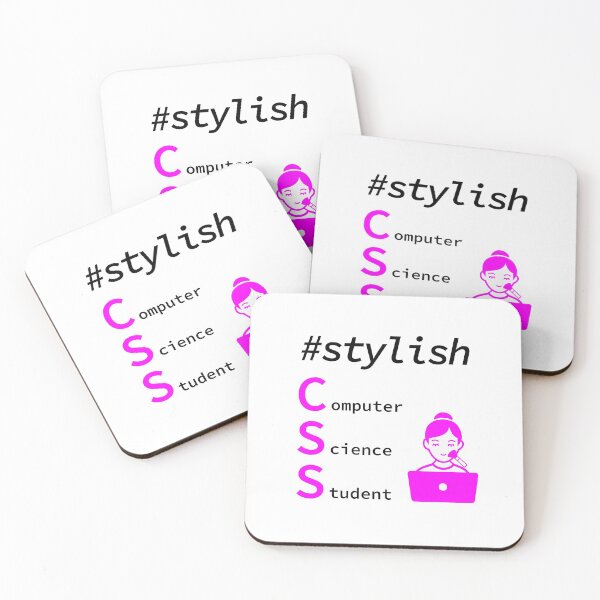 Item preview, Stylish Girl Computer Science Student, Programmer, Software Engineer, Programming Humor, HTML, Light designed and sold by Max-Wear.