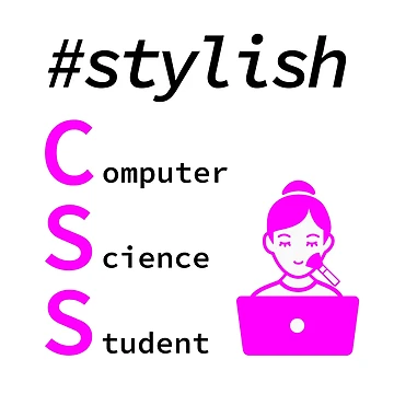 Artwork thumbnail, Stylish Girl Computer Science Student, Programmer, Software Engineer, Programming Humor, HTML, Light by Max-Wear