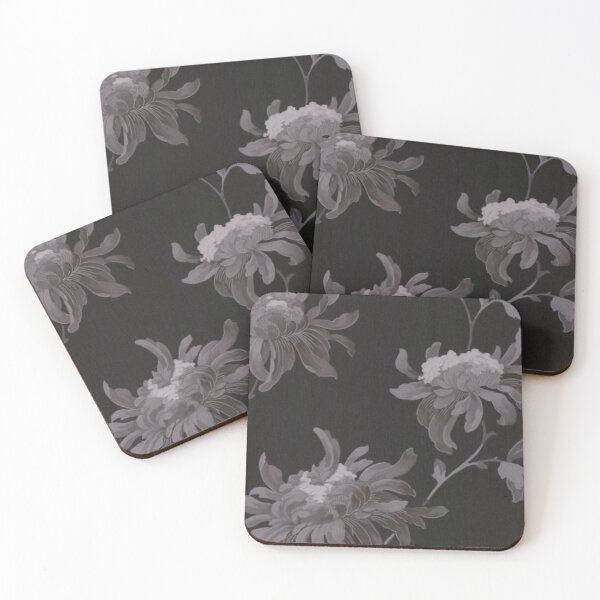 Item preview, Fabulous Black & grey Floral  designed and sold by WearWolfDesigns.
