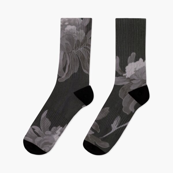 Item preview, Fabulous Black & grey Floral  designed and sold by WearWolfDesigns.