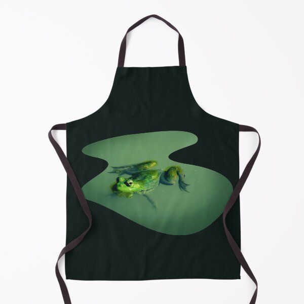 Item preview, A frog swimming in a pond designed and sold by unepommedeterre.