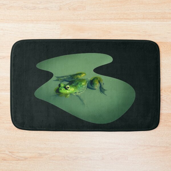Item preview, A frog swimming in a pond  designed and sold by unepommedeterre.