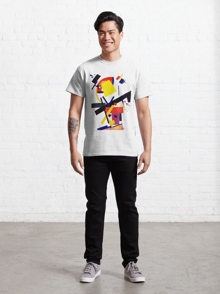 Alternate view of Супрематизм: Kazimir Malevich Suprematism Work #Супрематизм #KazimirMalevich #SuprematismWork #Suprematism #Work #Kazimir #Malevich Classic T-Shirt