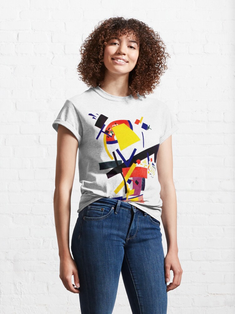 Alternate view of Супрематизм: Kazimir Malevich Suprematism Work #Супрематизм #KazimirMalevich #SuprematismWork #Suprematism #Work #Kazimir #Malevich Classic T-Shirt