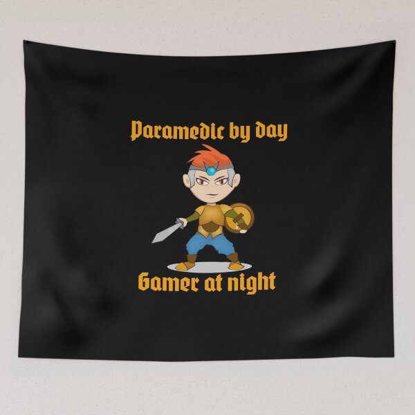 Item preview, Paramedic by day gamer by night designed and sold by JustSaiyan1.