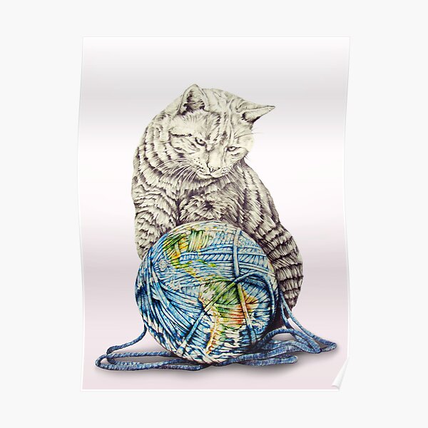 Our feline deity shows restraint Poster