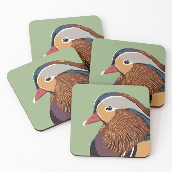Item preview, Mandarin Duck Portrait - Male designed and sold by GeoCreate.