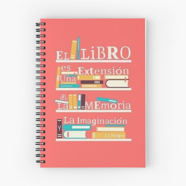 Item preview, El libro es una extensión de la memoria y la imaginación, J. L. Borges designed and sold by NatiiHerre.