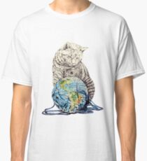 Our feline deity shows restraint Classic T-Shirt
