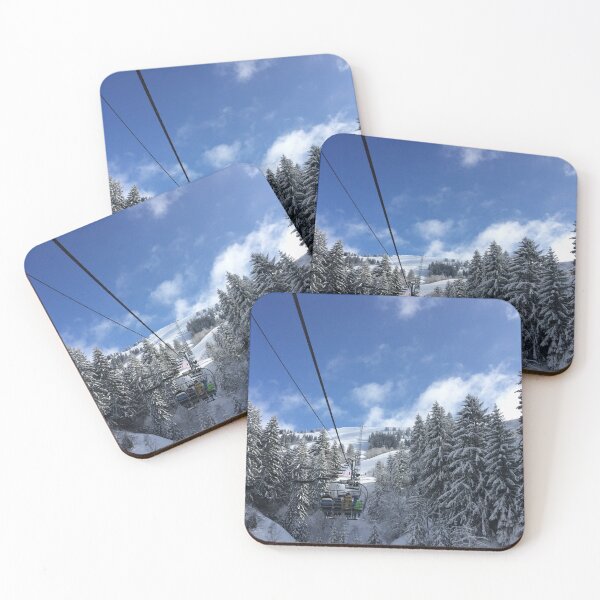 Item preview, Mountain view from a ski lift designed and sold by RumRagephotos.
