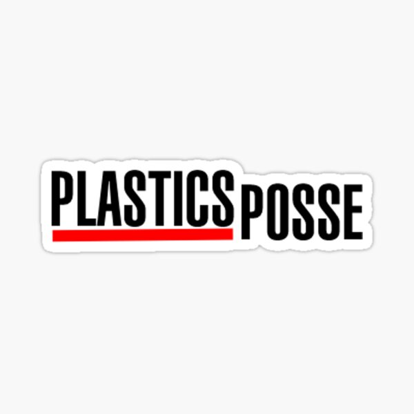 "Plastics posse" Sticker by tvddesignss Redbubble