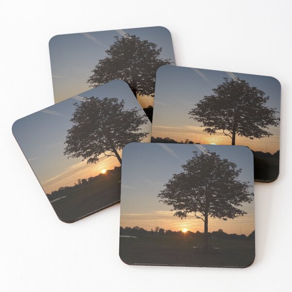 Item preview, Sunset silhouette of a tree  designed and sold by RumRagephotos.